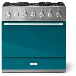 36 Inch Freestanding Dual Fuel Range  - 36 Inch Freestanding Dual Fuel Range with 5 Sealed Burners in Front View view