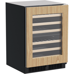 24 Inch Dual Zone Wine Cooler - Angled view