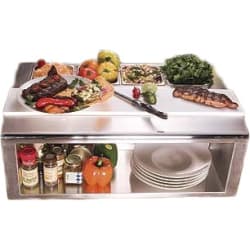 Built-in Garnish Rail and Plate Shelf  - Feature View view