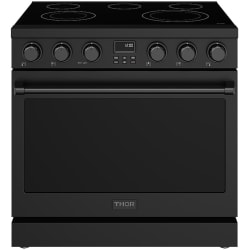 36 Inch Freestanding Electric Range  - 36 Inch Contemporary Professional Electric Range view