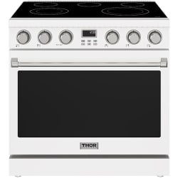 36 Inch Freestanding Electric Range  - 36 Inch Contemporary Professional Electric Range view