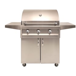 Freestanding Natural Gas Grill  - 32-Inch 3-Burner Freestanding Gas Grill view