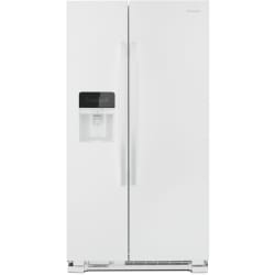 36 Inch Freestanding Side by Side Refrigerator - White view