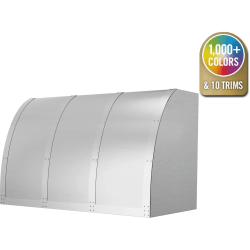 ATLAS Wall Mount Range Hood  - ATLAS Wall Mount Range Hood in Angled View view