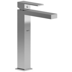 Single Handle Tall Lavatory Faucet  - Kubik Single Handle Tall Lavatory Faucet with 1.2 GPM Flow Rate in Chrome view