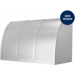 ATLAS Wall Mount Range Hood  - Angled view