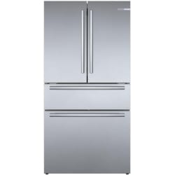 36 Inch Counter Depth French Door Smart Refrigerator - Bosch Front View view