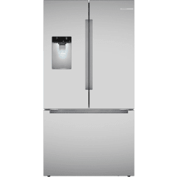 36 Inch Counter Depth Freestanding French Door Smart Refrigerator  - 36 Inch Counter Depth Freestanding French Door Smart Refrigerator in Front View view