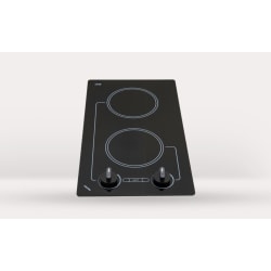 12 Inch Electric Cooktop - Caribbean 2 Burner view
