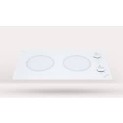 21 Inch Electric Cooktop  - Alpine 2 Burner Trimline view