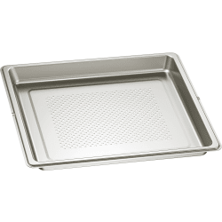 Cooking Container, Stainless Steel, Perforated, 1 9/16" (40 mm) Deep, 5 qt. - Cooking Container, Stainless Steel, Perforated view