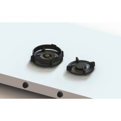 24 Inch Modular Gas Cooktop  - BAULA 2 Burner view