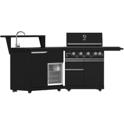 90 Inch Outdoor Grill  - 90 Inch Gas Grill with 62,600 BTU BBQ Stainless-Steel Burners view