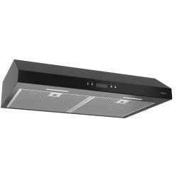 30 Inch Under Cabinet Range Hood - Broan® 30-Inch Convertible Under-Cabinet Range Hood w/ Heat Sentry®, 400 CFM, Black view