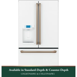 36 Inch French Door Smart Refrigerator  - 27.7 Cu. Ft. Smart French-Door Refrigerator with Hot Water Dispenser view
