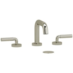 Double Lever Handle Widespread Lavatory Faucet  - Riu™ Widespread Lavatory Faucet With U-Spout in Polished Nickel view