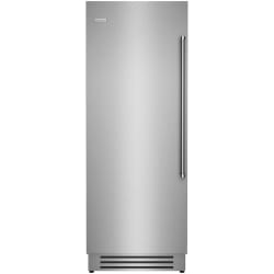 30 Inch Built-In Column Refrigerator - Left Hinge SS view