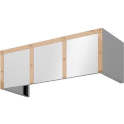 12 Inch Duct Cover Banding Kit - Polished Copper Finish - 12 Inch Duct Cover Banding Kit - Polished Copper Finish view