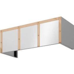 18 Inch Duct Cover Banding Kit - Polished Copper Finish - 18 Inch Duct Cover Banding Kit - Polished Copper Finish view