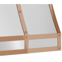 48 Inch Hood Banding Kit - Polished Copper Finish - 48 Inch Hood Banding Kit - Polished Copper Finish view