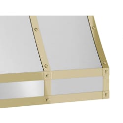 48 Inch Hood Banding Kit - Polished Gold Finish - 48 Inch Hood Banding Kit - Polished Gold Finish view
