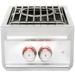 16 Inch Built-In Power Burner - Front View view