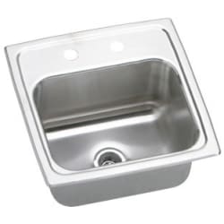 15 Inch Top Mount Single Bowl Stainless Steel Bar Sink - Featured View view