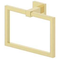 Bliss Towel Ring: Polished Gold - Towel Ring in Polished Gold view