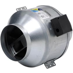 Inline Duct: 800 CFM, 8 Inch - front view