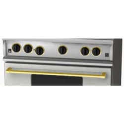 Polished Brass Trim Option for 24 Inch Wall Oven - Front View view