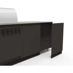 10-Ft Outdoor Kitchen Island Back Plate for Models w/ 32-Inch Grill: Gunmetal - 10-Ft Outdoor Kitchen Island Back Plate for Models w/ 32-Inch Grill view