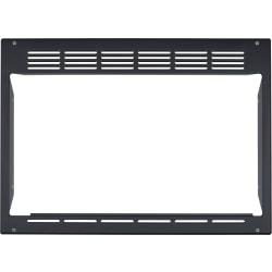 Microwave Built-In Trim Kit in Black - Front view