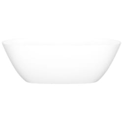 28 Inch Freestanding Soaking Bathtub  - 28 Inch Freestanding Soaking Bathtub with Drain Hole Center and No Overflow Hole view