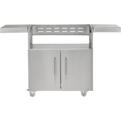 34 Inch Stainless Steel Gas Grill Cart  - 34 Inch Stainless Steel Gas Grill Cart with 2 Fold-Down Storage Shelves view