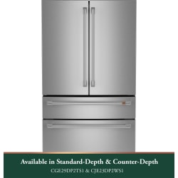 36 Inch Freestanding Counter-Depth 4-Door French Door Smart Refrigerator  - Counter-Depth 4-Door French Door Dual-Dispense AutoFill Refrigerator view