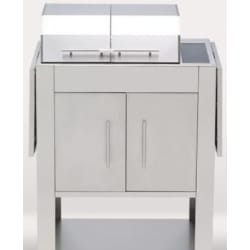 Texan Stand: 30 Inch Freestanding Electric Grill - Texan + Stand Touch Control 240V with Split Lid view