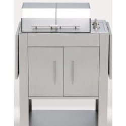 Texan Stand: 30 Inch Freestanding Electric Grill - Texan + Stand Knob Control 240V with Split Lid view