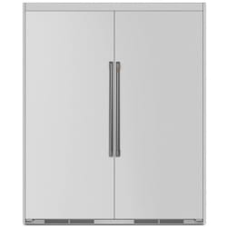 Side-by-Side Column Set with 33 Inch Refrigerator and 33 Inch Freezer in Stainless Steel - Column Set view