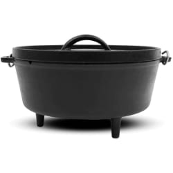 14 Inch Cast-Iron Dutch Oven - Front View view