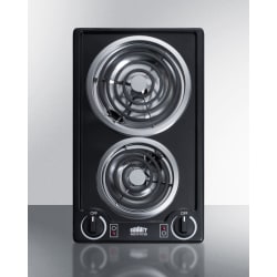 12 Inch Electric Coil Cooktop - Summit CCE226BL Main Image view