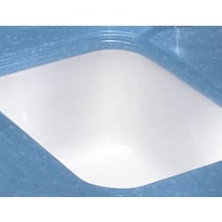 13 Inch Undermount Single Bowl Fireclay Sink: Matte Black - Main view