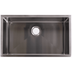 Single Bowl Undermount Stainless Steel Sink  - 32 Inch Single Bowl Undermount Stainless Steel Sink with 3 1/2” Drain Opening view