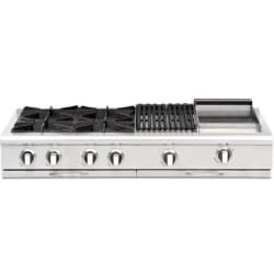 48 Inch Pro-Style Gas Rangetop  - Featured View view