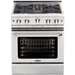 30 Inch Pro-Style Gas Range - Front View view
