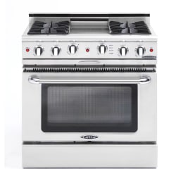 36 Inch Pro-Style Gas Range - Front View view