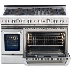 48 Inch Pro-Style Gas Range - Front View view