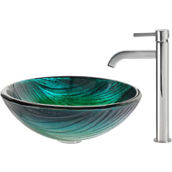 17 Nei Glass Vessel Sink - KRAUS Nei Glass Vessel Sink view