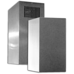 Duct Cover Extensions for 10' Ceilings for XOQ Hood - front view