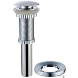 Pop-Up Drain for Bathroom Sink  - Chrome view