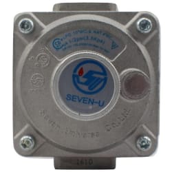 In-Line Convertible LP / NG Regulator - Coyote Propane Regulator view